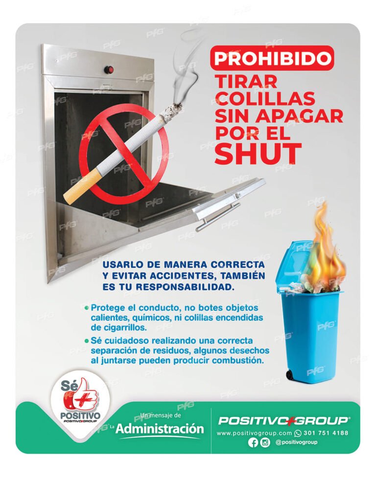 23. Prohibido Tirar Colillas